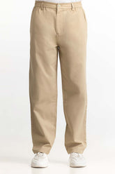 Khaki Basic Trouser MNTRCSS24010-A